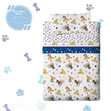 Bed sheet set PATRULHA PATA (PAW PATROL)