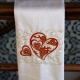 Dish towel CORAÇÃO DE VIANA (RED)