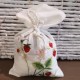 Lavender Embroidered Sachet - Morangos