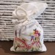 Lavender Embroidered Sachet - Bicicleta