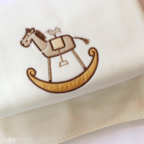 Couverture bébé PONEY |PIUBELLE
