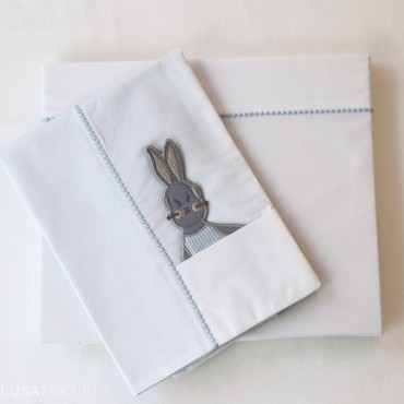 Jogo de lençol berço bebé SEBASTIÃO | PIUBELLE