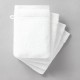 Lote de 4 guantes de baño 600 g / m²