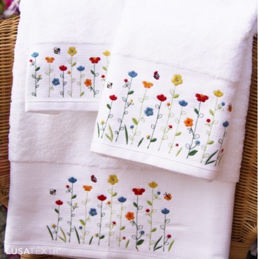 Ensemble linge de toilette PRIMAVERA