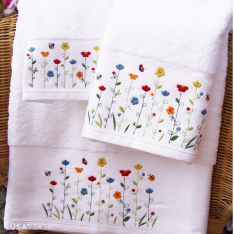 Ensemble linge de toilette PRIMAVERA