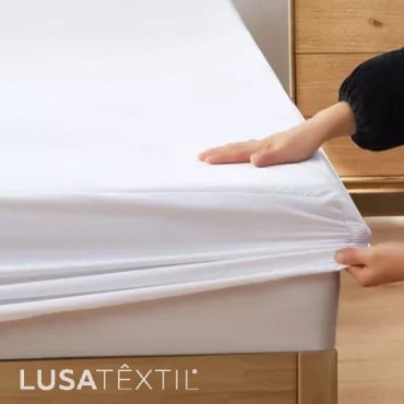 Lençol hotelaria branco | 50% algodão - 50% poliéster