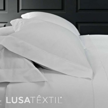 Lençol Hotelaria com Rolinho | 50% algodão - 50% poliéster PERCAL