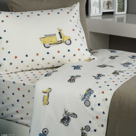 Jogo de cama MOTAS | Marca ASA