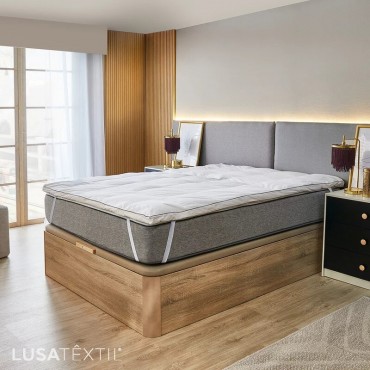 Topper de penas conforto natural