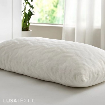 Travesseiro de Flocos Viscoelásticos com Aloe Vera